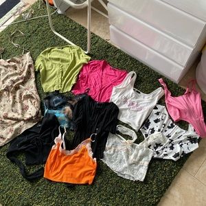 Shein tops and cardigans